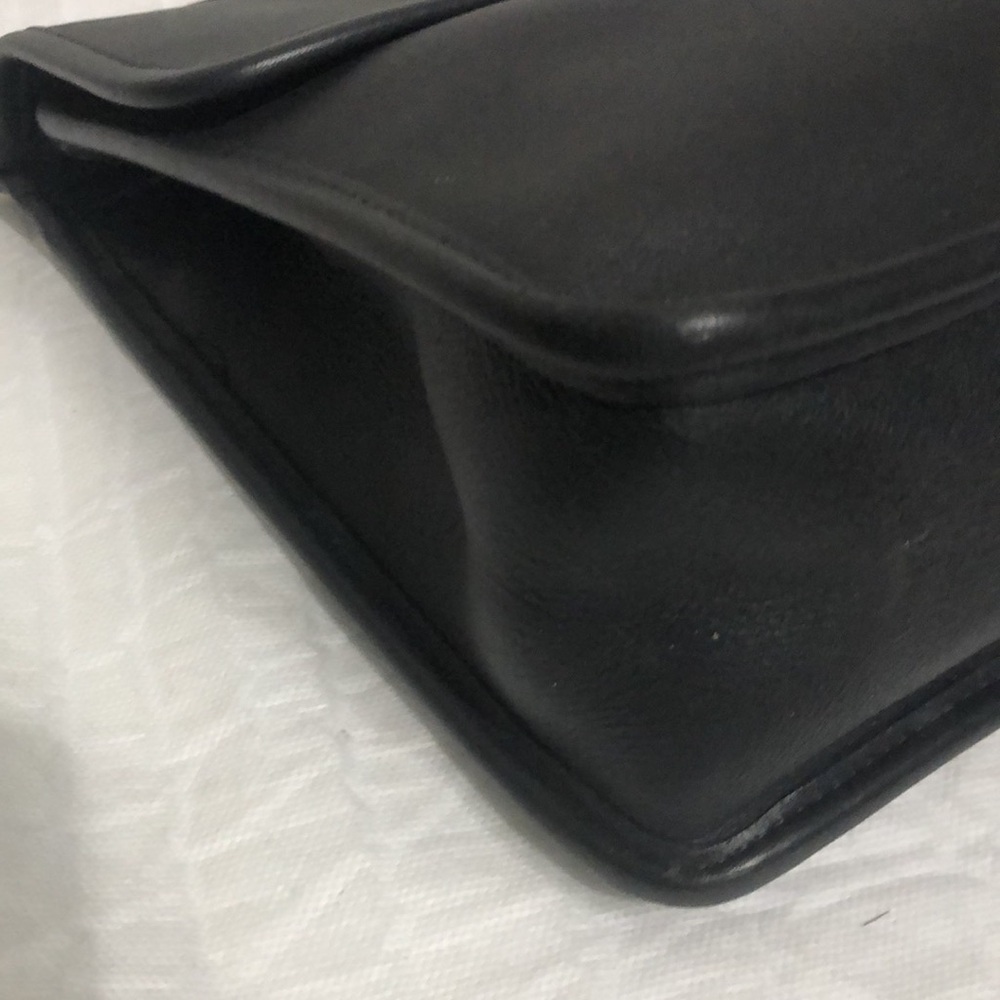 Coach Vintage Willis 9927 Blue/ Black Satchel - Picture 7 of 16